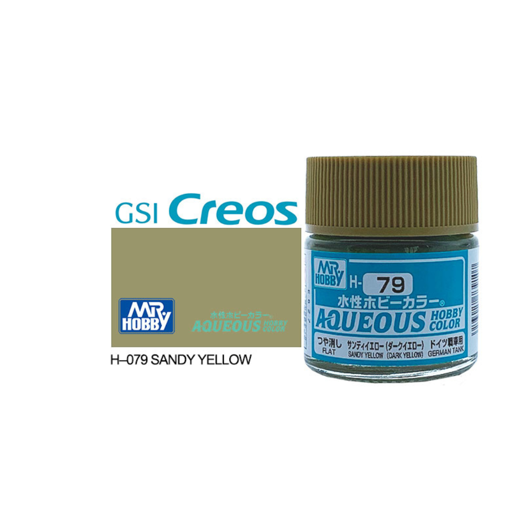 Mr Hobby Aqueous Hobby Color 10ml H-079 Sandy Yellow (G)