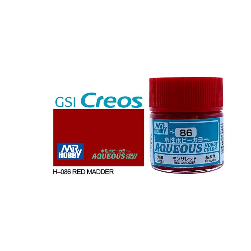 Mr Hobby Aqueous Hobby Color 10ml H-086 Red Madder