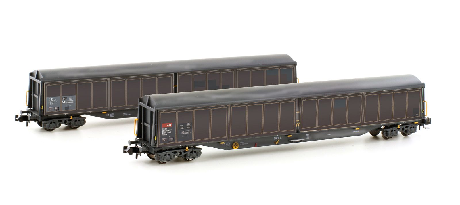 Hobbytrain SBB Habils Bogie Van Set (2) V H23440