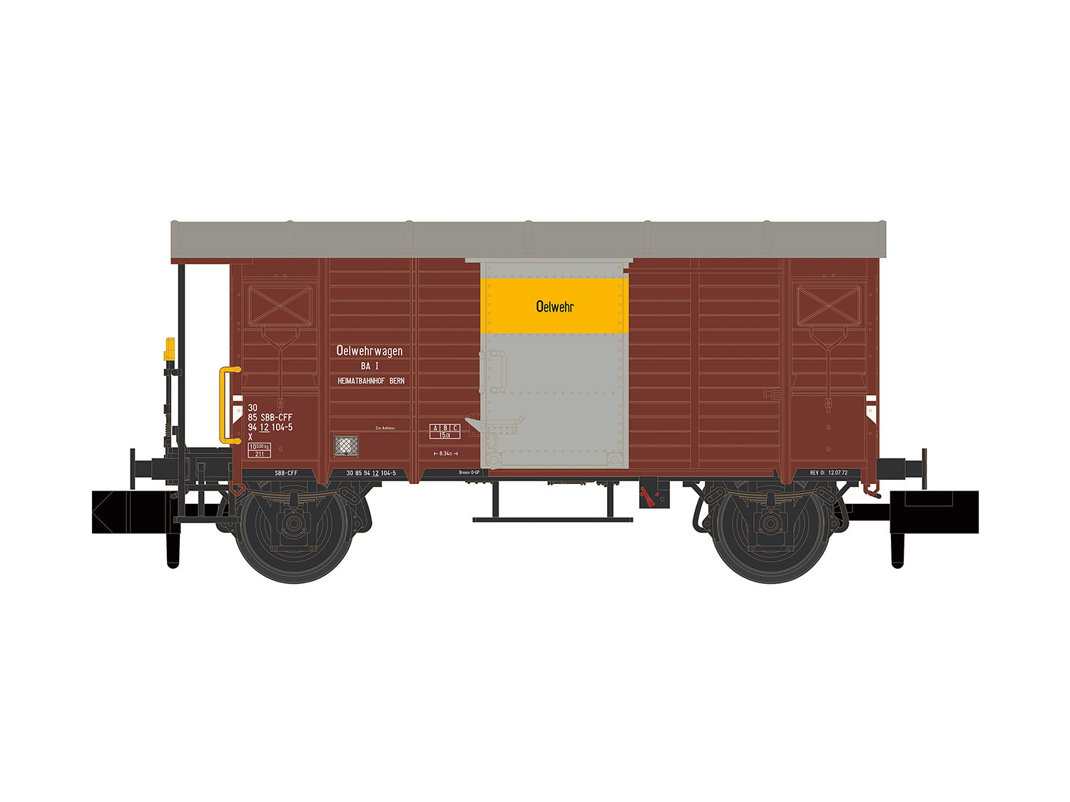Hobbytrain SBB/Olwehr K2 Van IV H24205