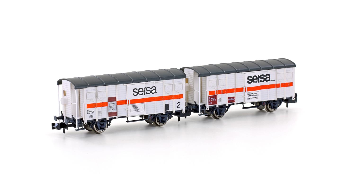 Hobbytrain Sersa K3 Van Set (2) V H24253