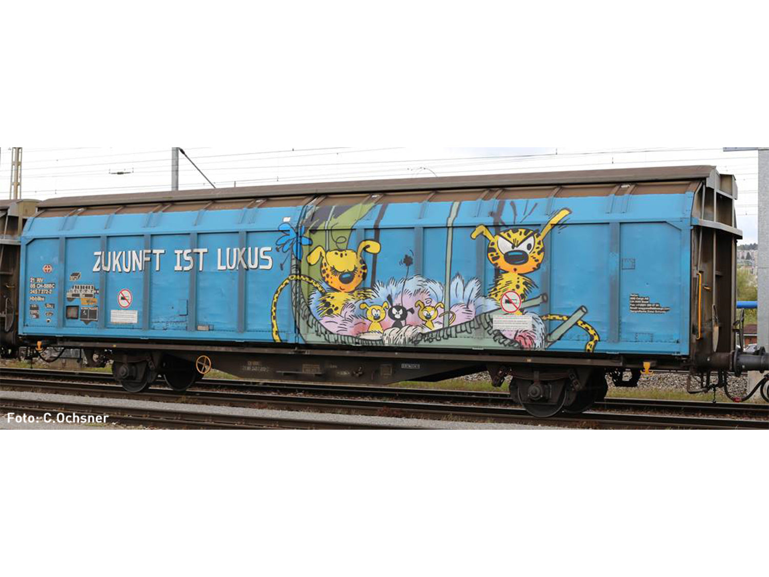 Hobbytrain SBB Hbbillns Van w/Luxus Graffiti VI H24666