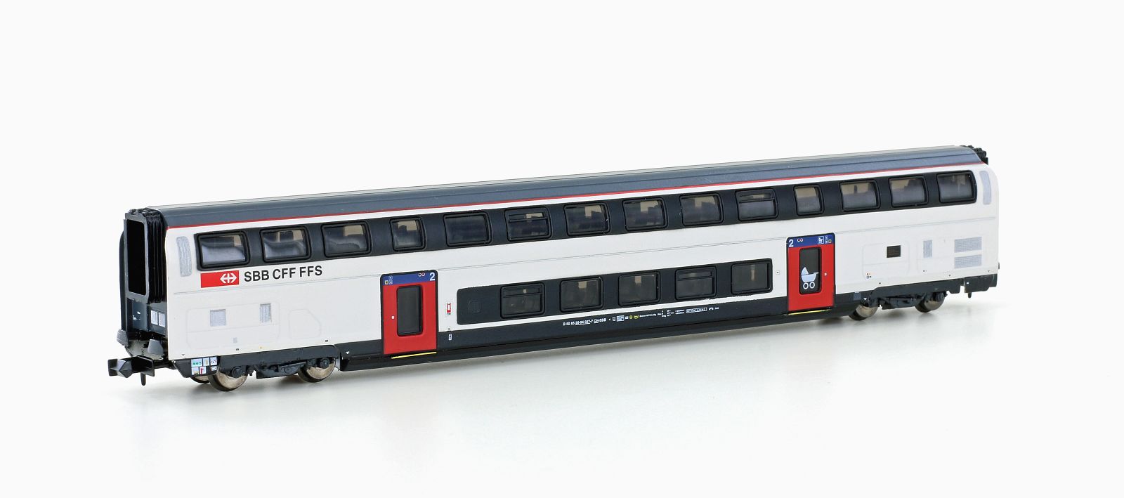 Hobbytrain SBB IC2020 2nd Class Bi-Level Coach VI H25121