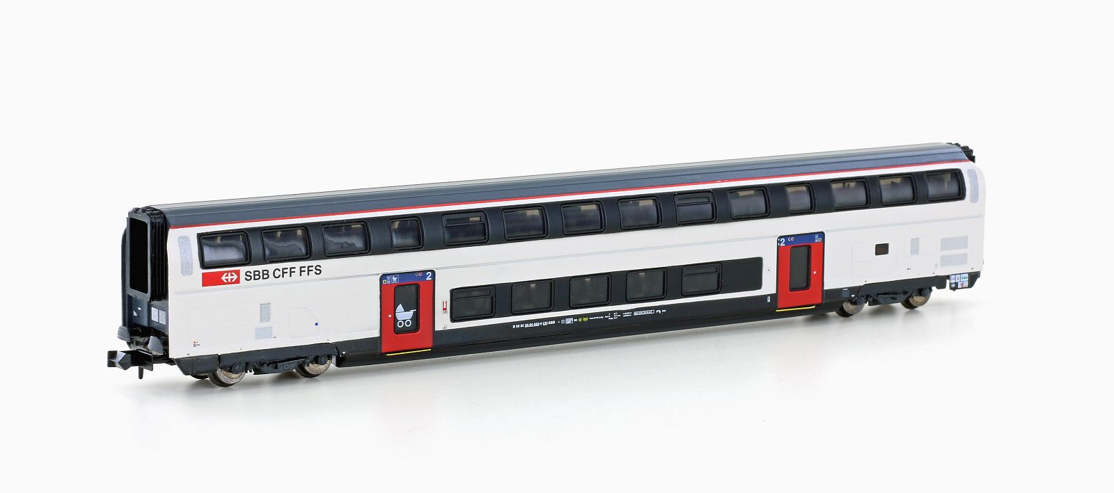 Hobbytrain SBB IC2020 2nd Class Bi-Level Coach VI H25125