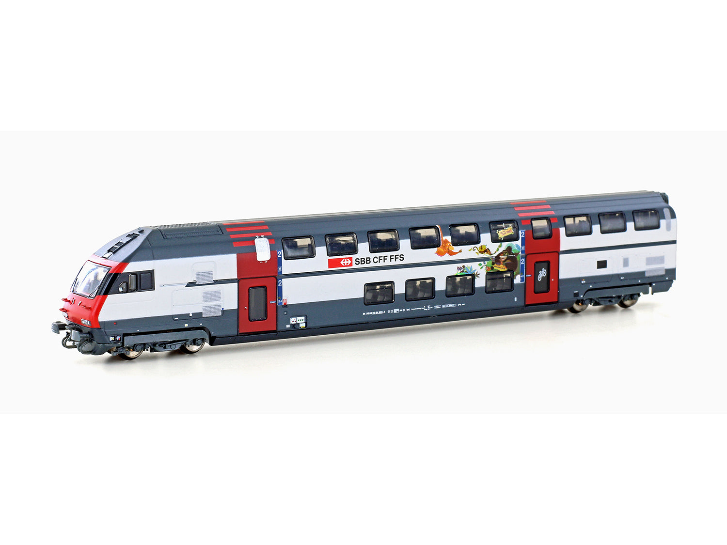 Hobbytrain SBB IC2020 2nd Class Bi-Level Control Coach V H25129