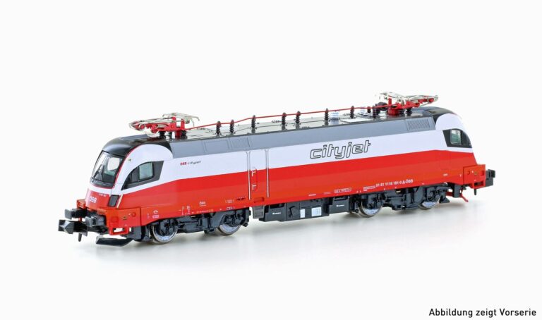 Hobbytrain OBB Cityjet Rh1116 181 Electric Locomotive VI (DCC-Sound) H2786S