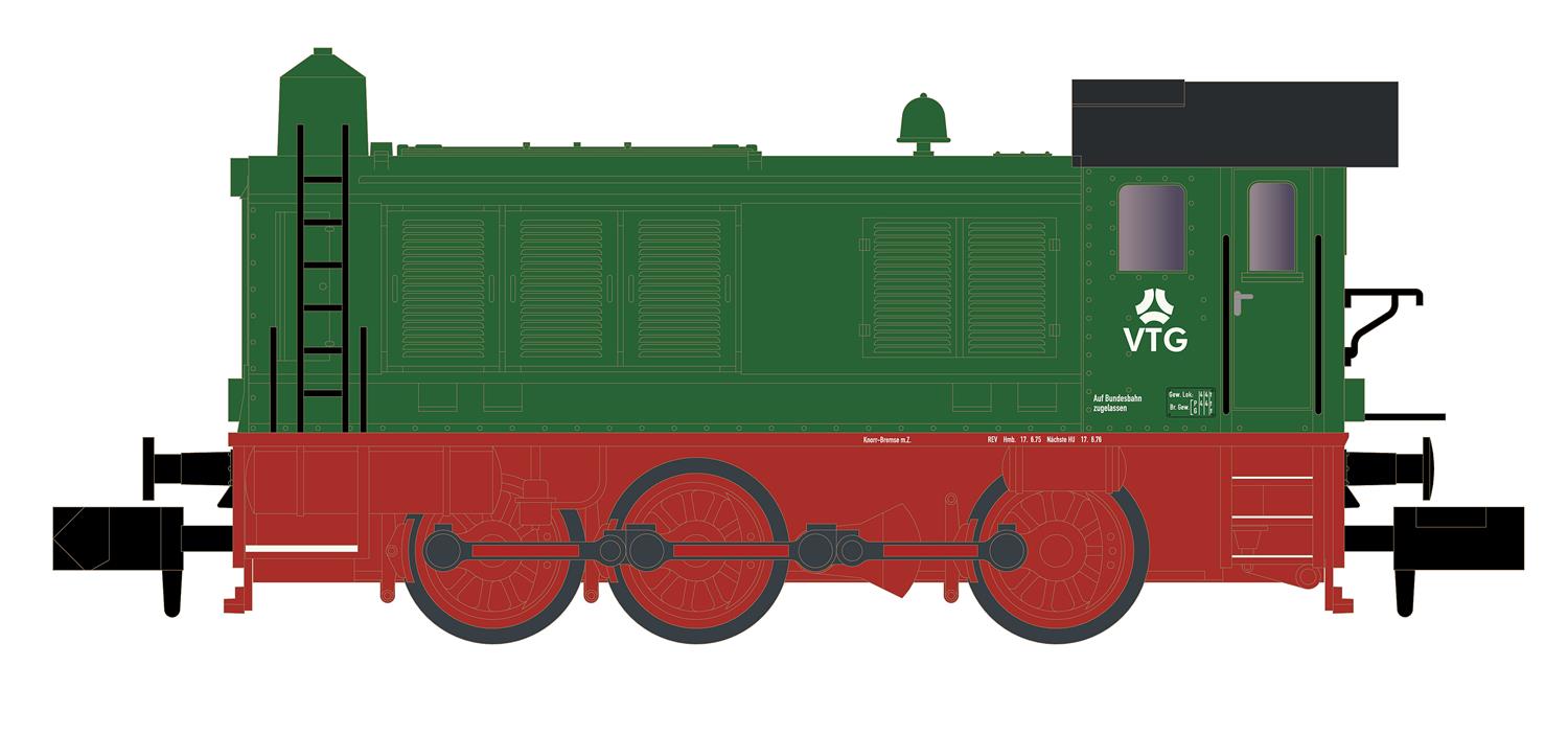 Hobbytrain VTG V36 Diesel Locomotive III H28254
