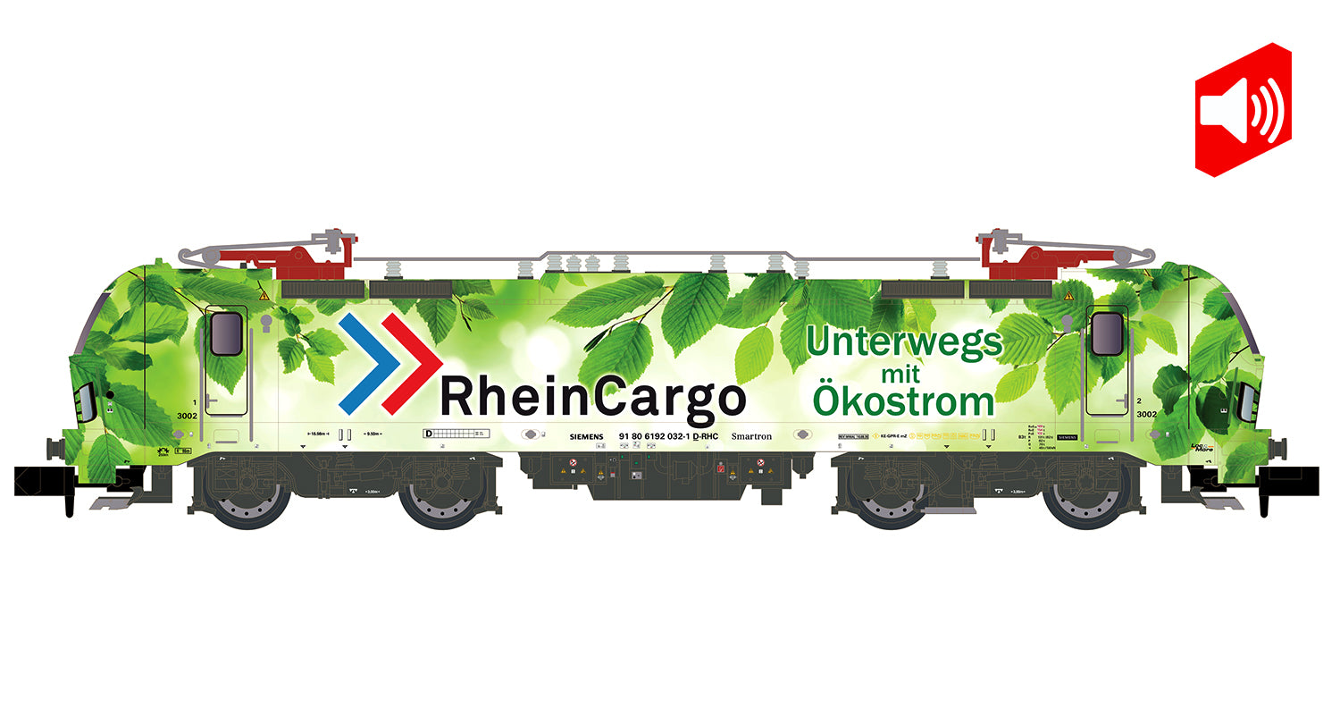 Hobbytrain RheinCargo BR192 Electric Locomotive VI (DCC-Sound) H30150S