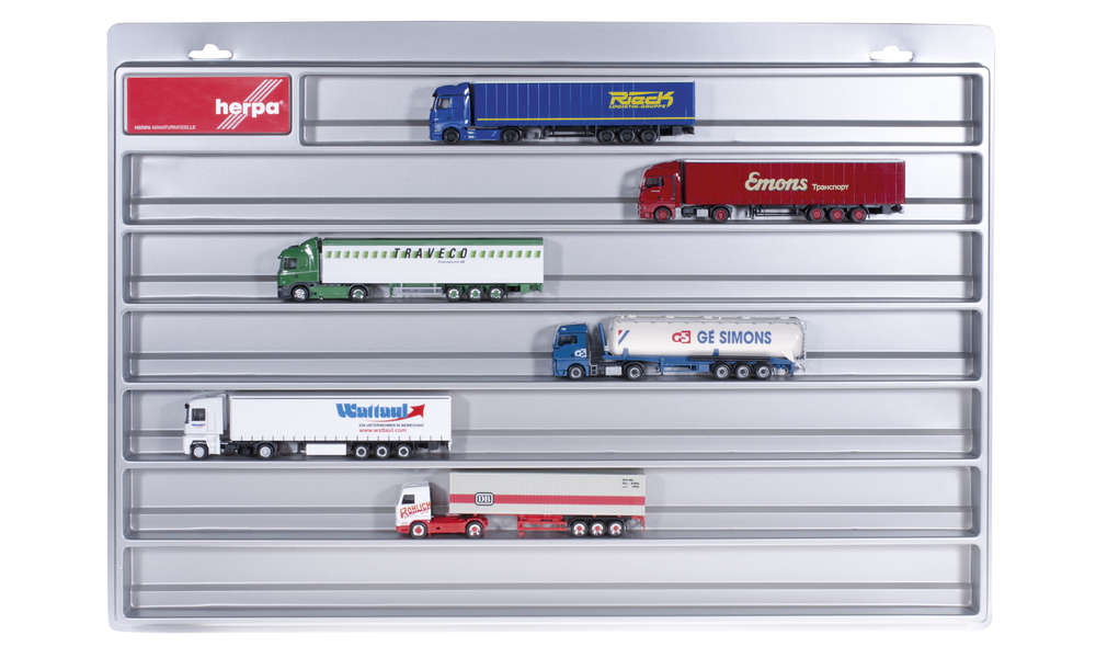 Herpa Silver Showcase for Trucks 64.5x45x3.5cm HA029711