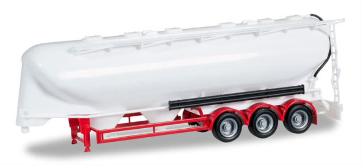 Herpa Udder Silo Trailer 55m3 3a Red HA075909-002