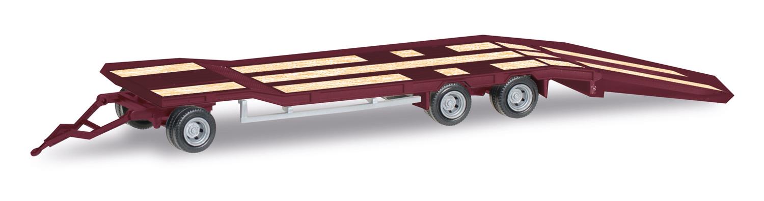 Herpa Goldhofer TU3 Trailer Wine Red HA076135-007