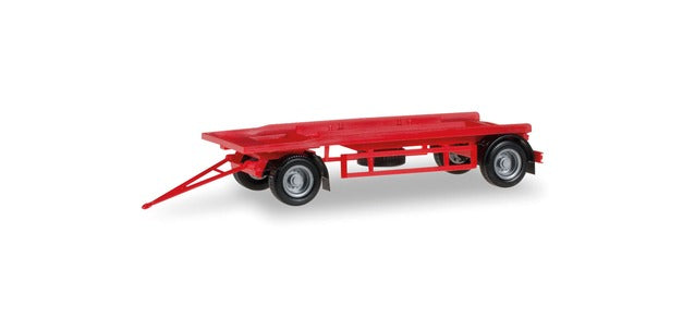 Herpa Roll Off Trailer Red HA076289-002