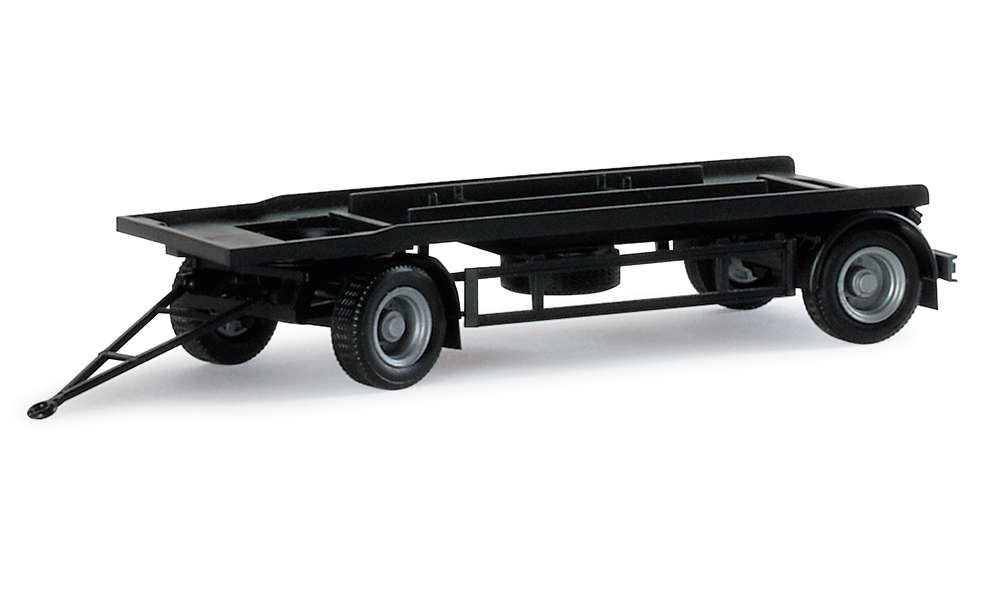 Herpa Roll Container Trailer Black HA076289