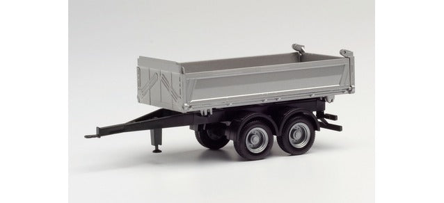Herpa Tandem Tipper Trailer Silver HA076975