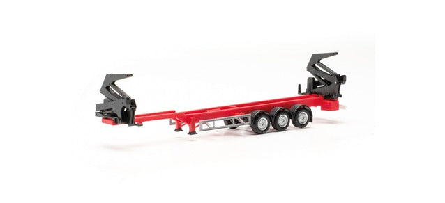 Herpa Hammar Container Side Loader Trailer Red HA076982-002