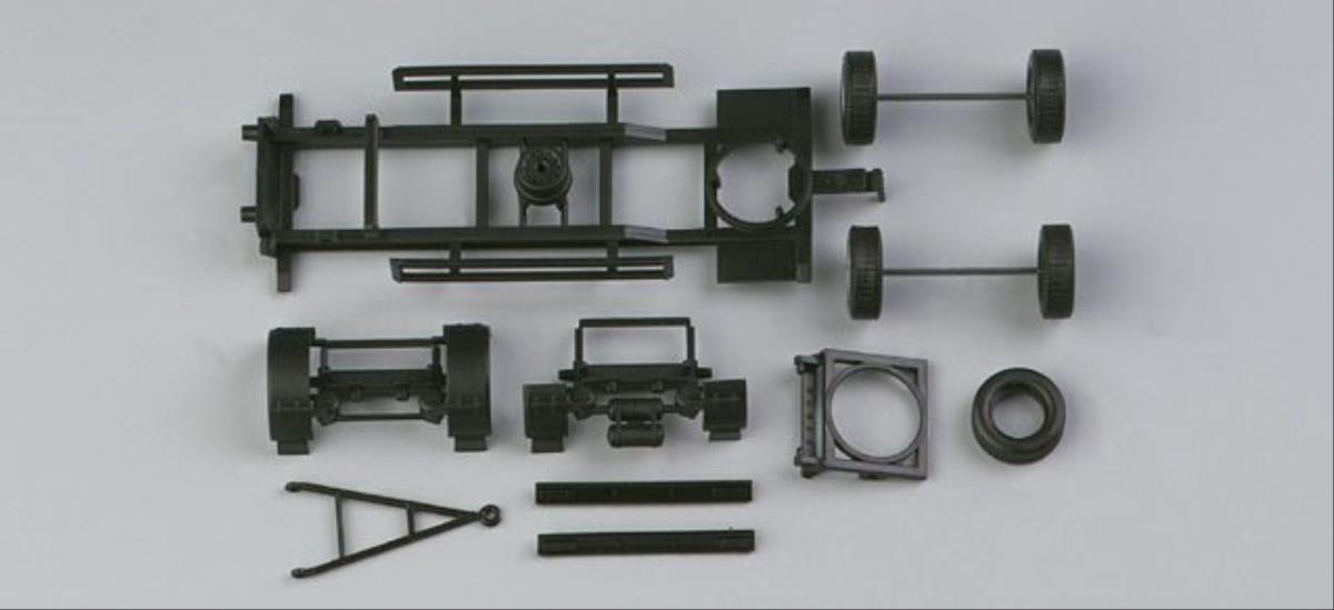 Herpa Trailer Chassis for Swapbodies w/Wheelsets 7.45m (2) HA080835