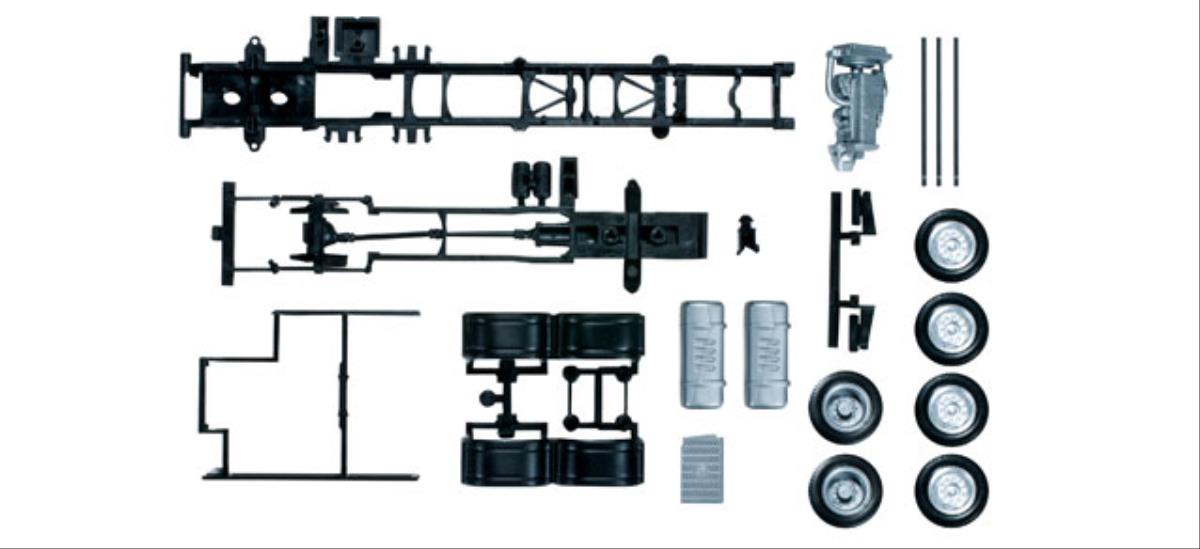 Herpa MB Actros 2011 Truck 3 Axle 7.45m (2) HA083669