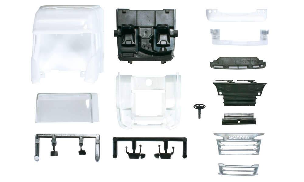 Herpa Cab Scania R'13 TL w/Wind Deflector & Spoiler (2) HA084079