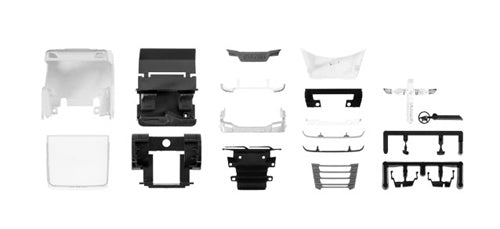 Herpa Parts - Scania CR ND Driver's Cab Deflector/Sun Shield (2) HA084642