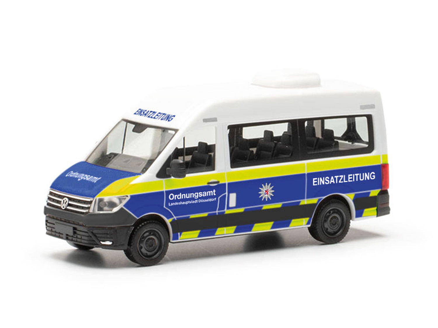 Herpa VW Crafter Bus Hochdach Ordnungsamt Dusseldorf ELW HA097659