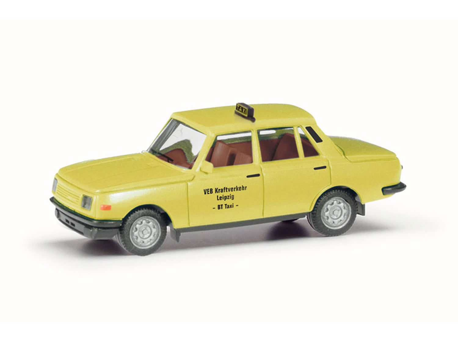 Herpa Wartburg 353 '85 VEB Kraftverkehr Leipzig Taxi HA097710