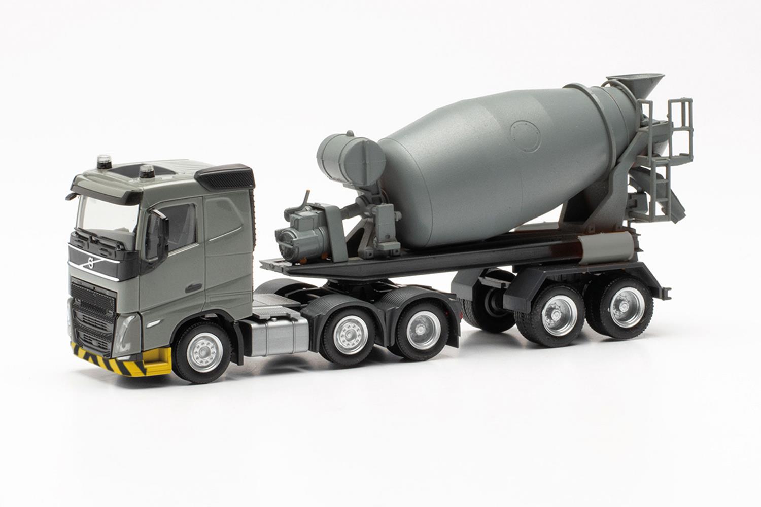 Herpa Volvo FH FD 2020 6x2 Concrete Mixer Grey/Yellow HA316224