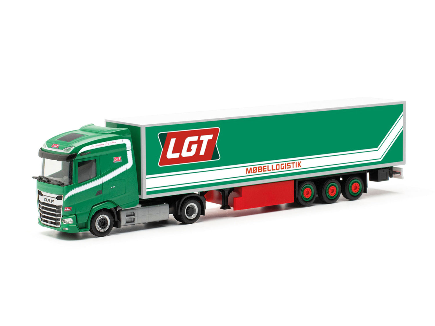 Herpa DAF XG Box Semitrailer LGT Logistics HA317245