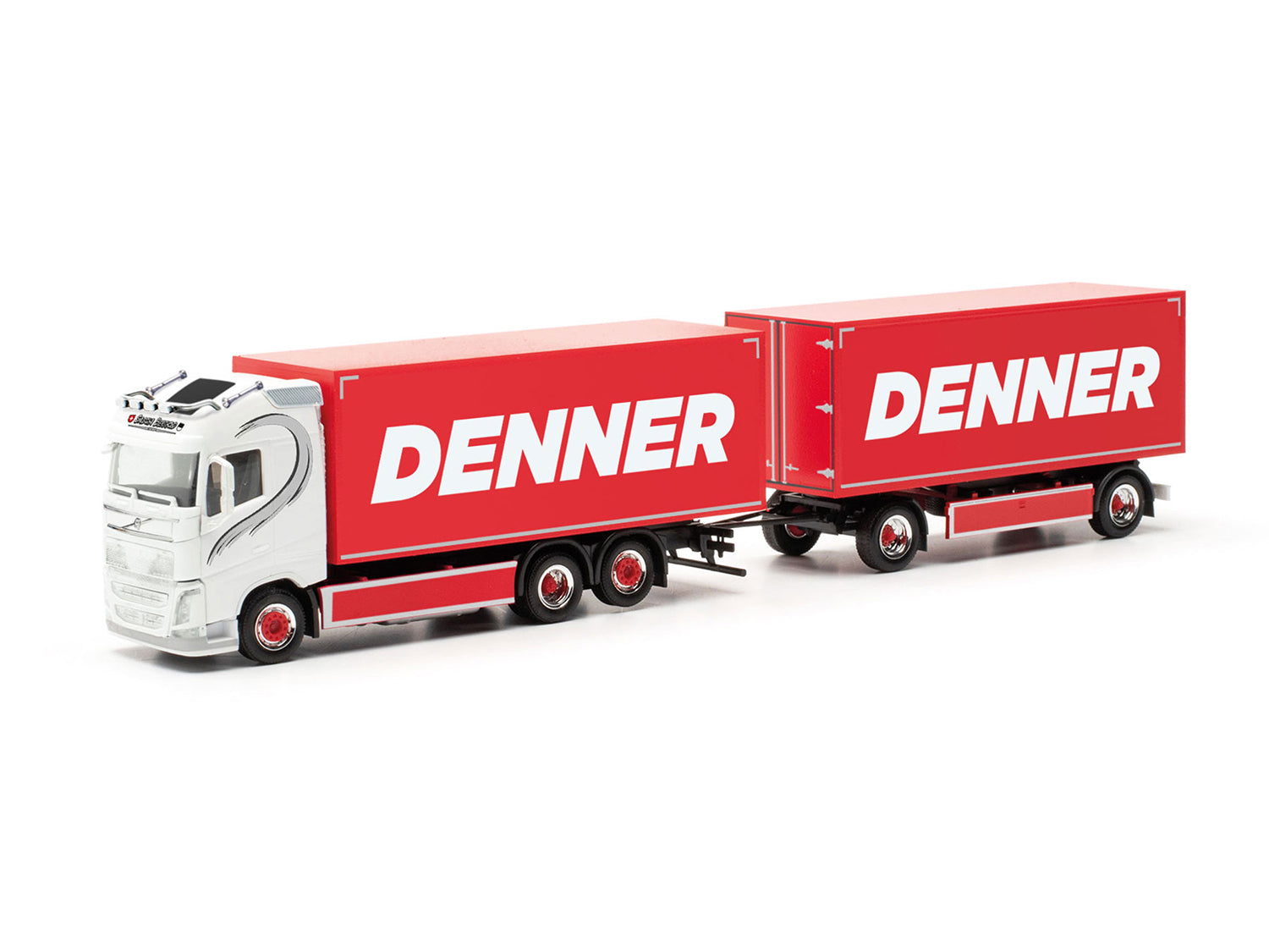 Herpa Volvo FH GI 2013 Box Trailer Sascha Berthold/Denner HA317276
