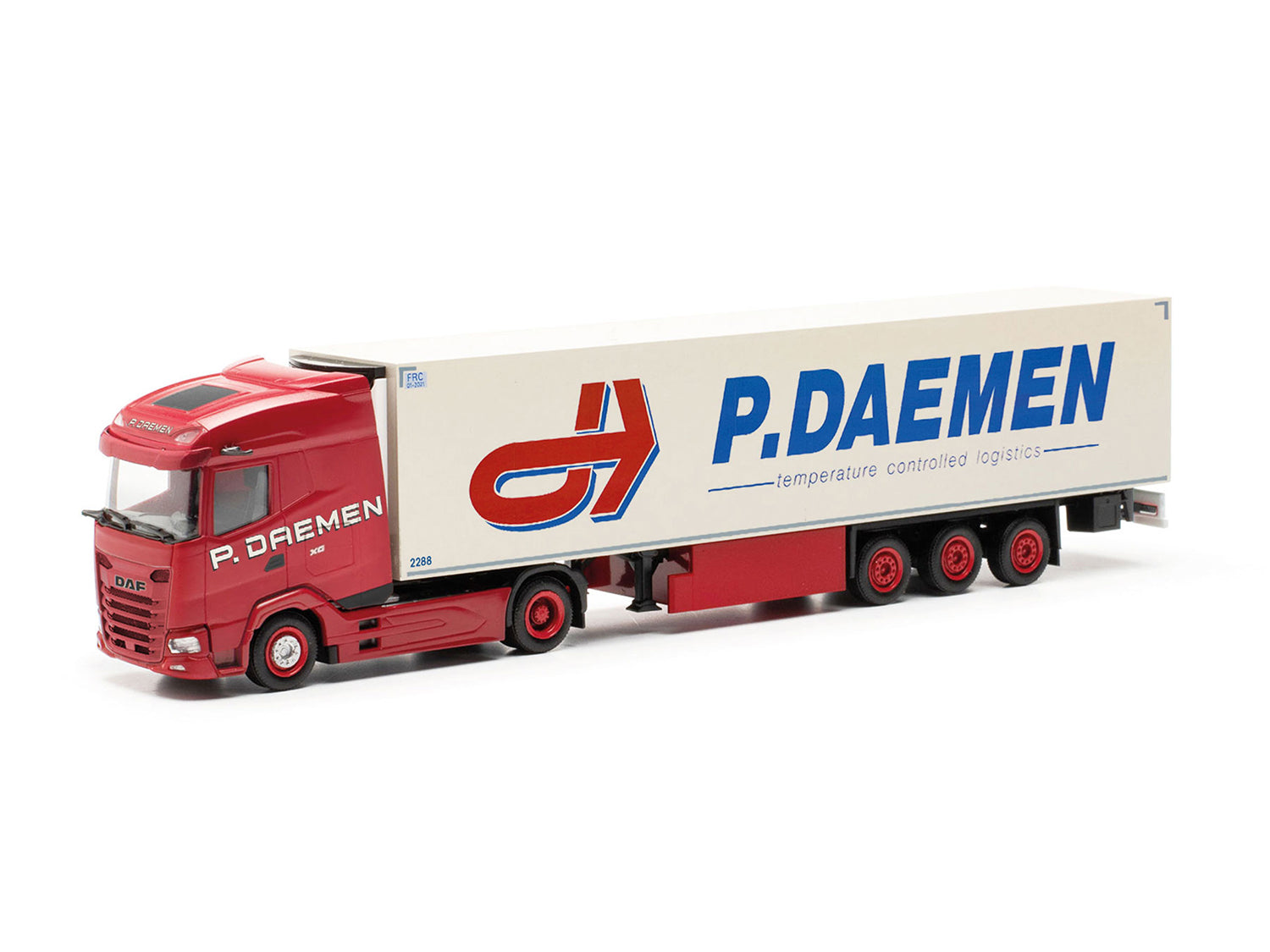 Herpa DAF XG Refrigerated Box Semitrailer P.Daemen HA317283