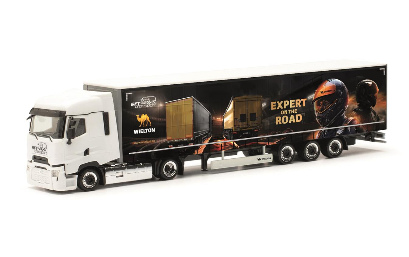 Herpa Renault T Facelift Lowliber Volume Semitrailer SFT/Wielton HA317467