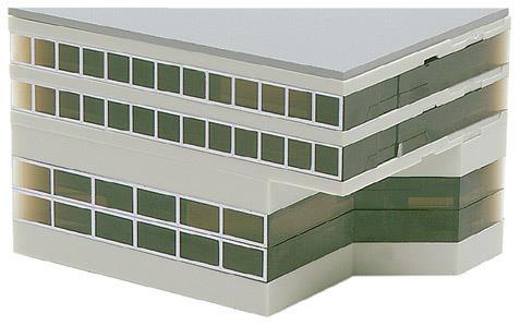 Herpa Wings Scenix - LH/RH Corner Buildings (1:500) HA519632