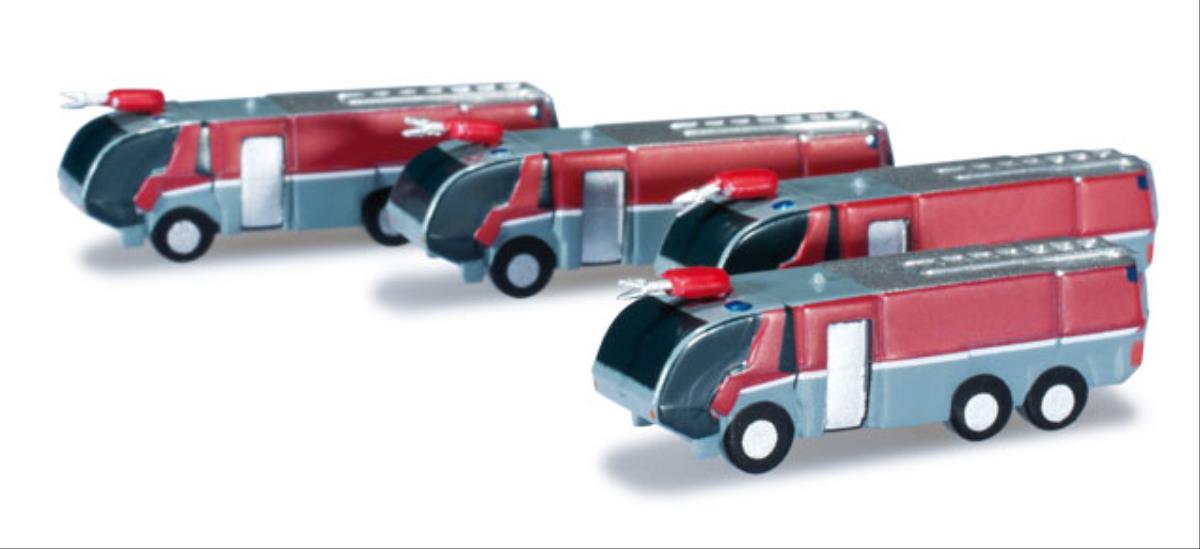 Herpa Wings Airport Fire Engine Set 4pcs (1:500) HA520867