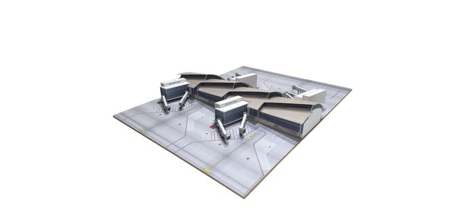 Herpa Wings Scenix LA Tom Bradley Int. Midsection (1:500) HA533881
