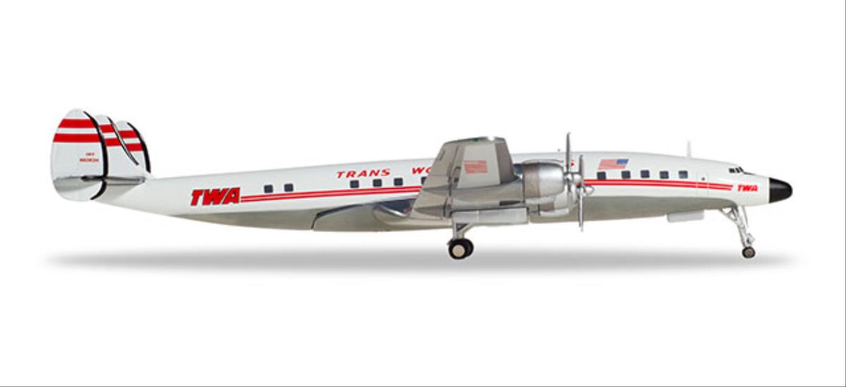Herpa Wings Lockheed L-1649A TWA Jetstream N8083H (1:200) HA558372-001