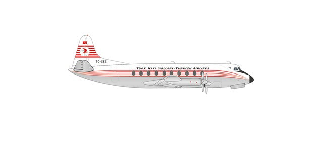 Herpa Wings Vickers Viscount 700 Turkish Airlines TC-SES (1:200) HA572866