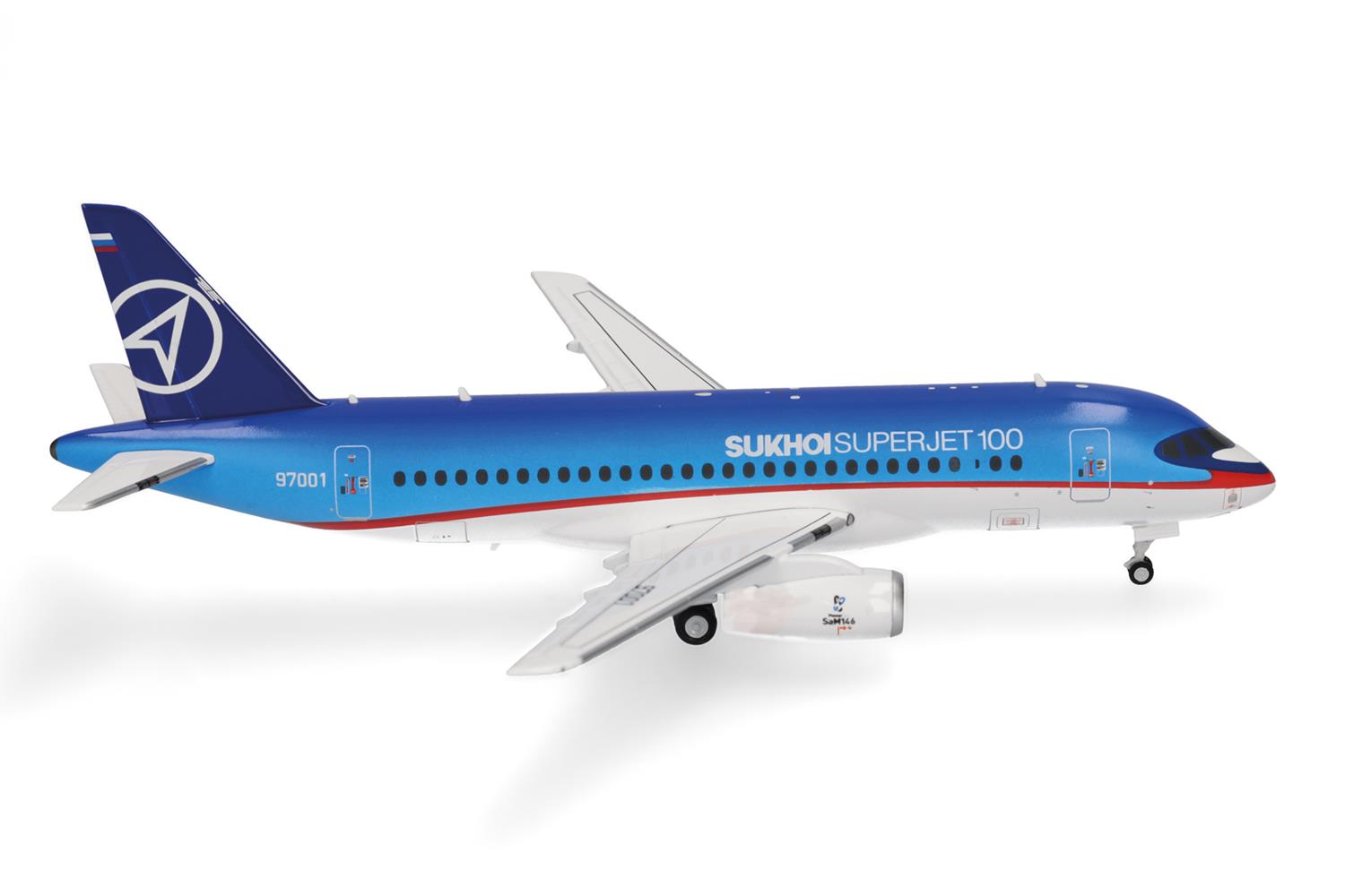 Herpa Wings Sukhoi Superjet 100 Sukhoi Civil Aircraft 97001 (1:200) HA572880