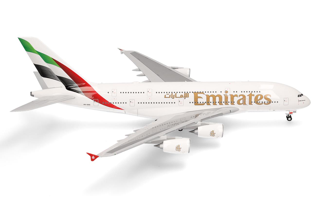 Herpa Wings Airbus A380 Emirates New Livery A6-EOG (1:200) HA572927