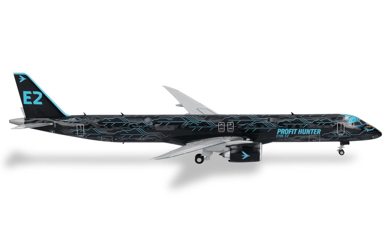 Herpa Wings Embraer E105-E2 Profit Hunter Tech Eagle PR-ZIQ (1:200) HA572989