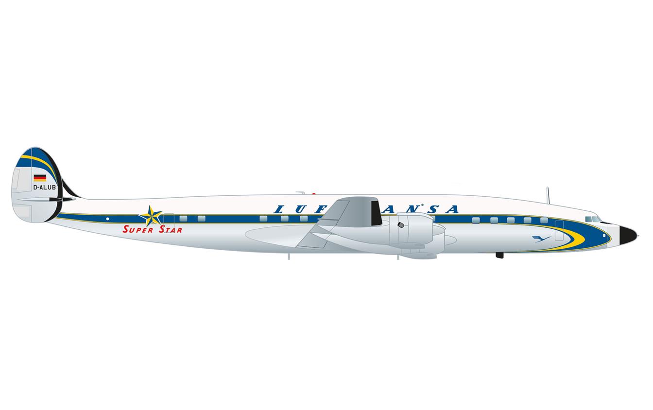 Herpa Wings Lockheed L-1649A Lufthansa Super Star D-ALUB (1:200) HA573030