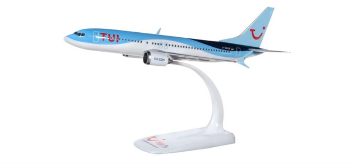Herpa Wings Snapfit Kit Boeing 737 Max 8 TUIfly D-AMAX (1:200) HA612760