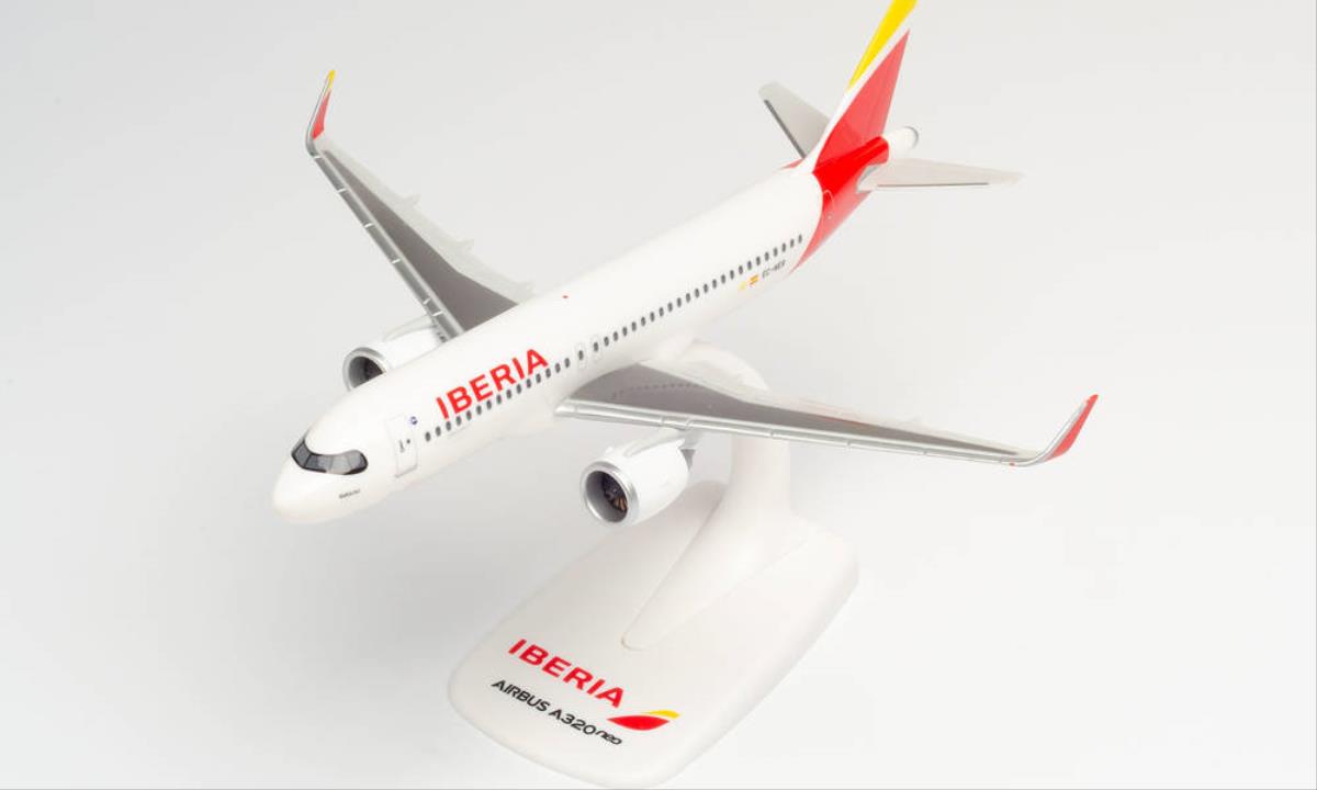 Herpa Wings Snapfit Airbus A320neo Iberia EC-NER Barajas (1:200) HA613064