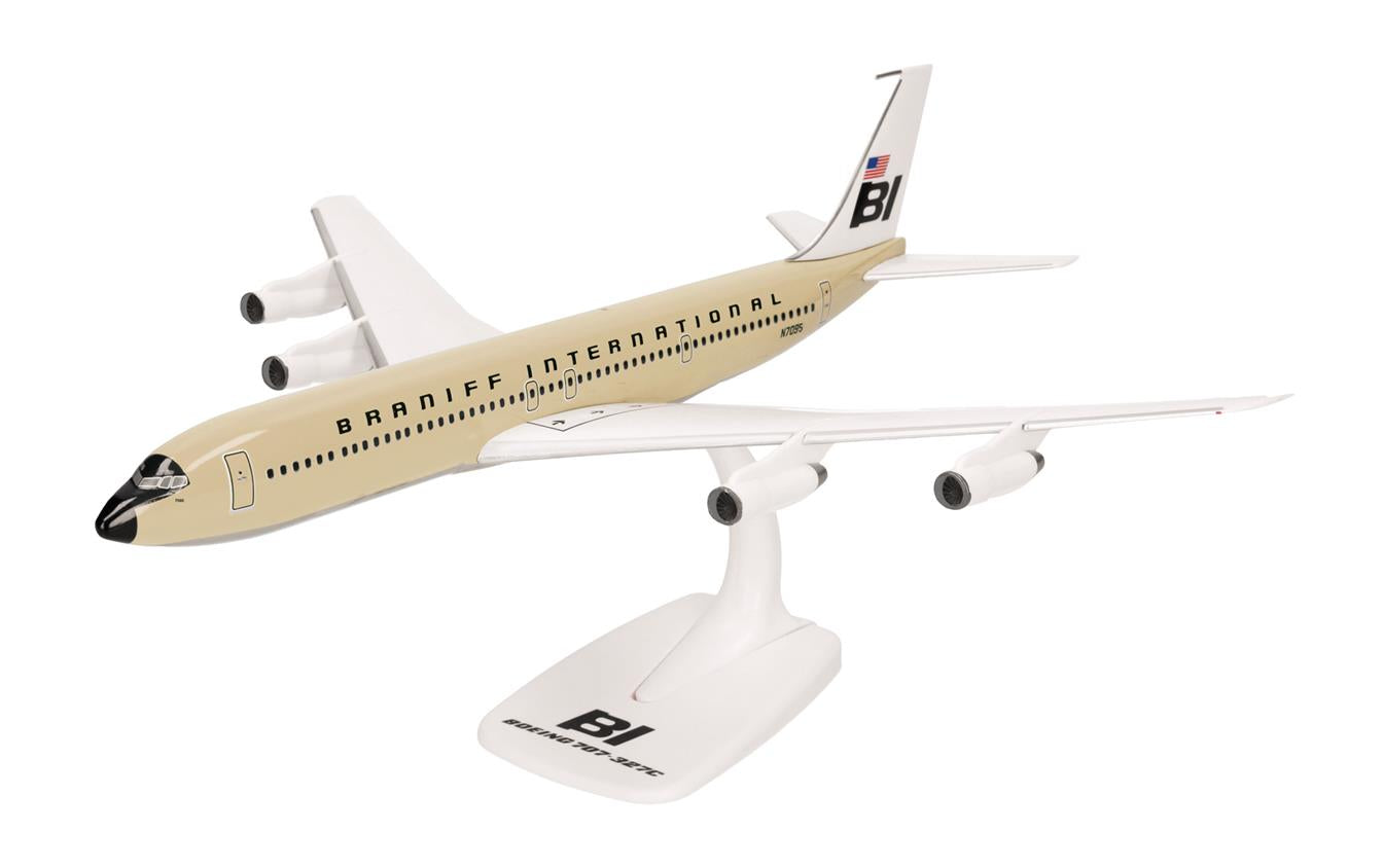 Herpa Wings Snapfit Boeing 707-320 Branff International Beige (N Gauge) HA614023