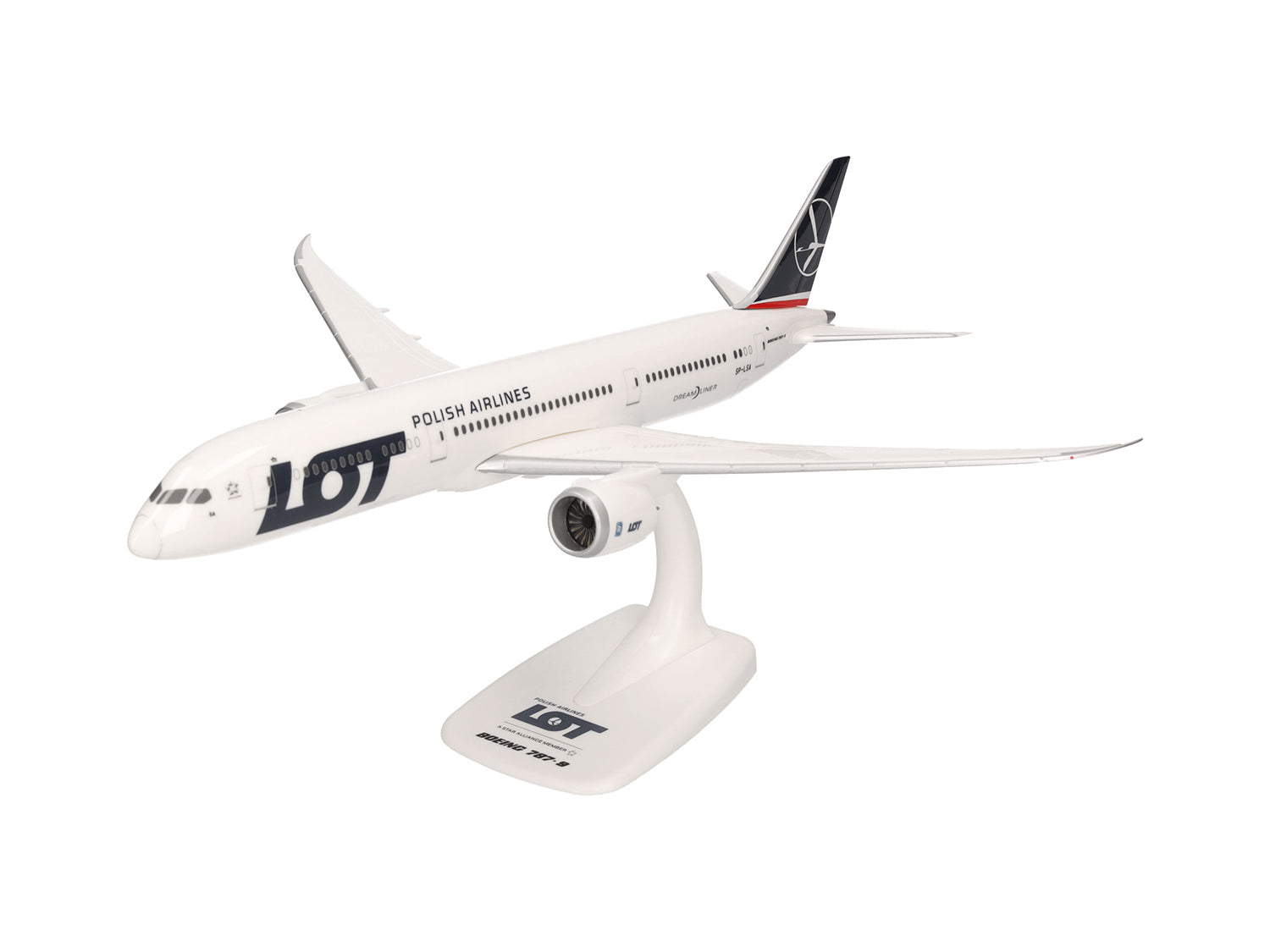 Herpa Wings Snapfit Boeing 787-9 Dreamliner LOT Polish Airlines(1:200) HA614108