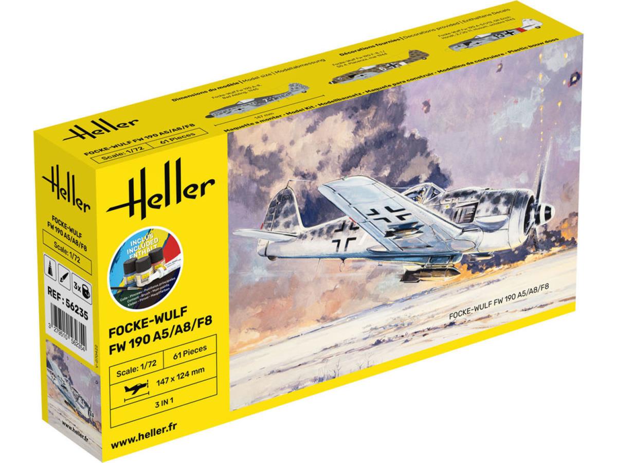 Heller 1:72 Gift Set - Focke-Wulf Fw 190 A8/F3