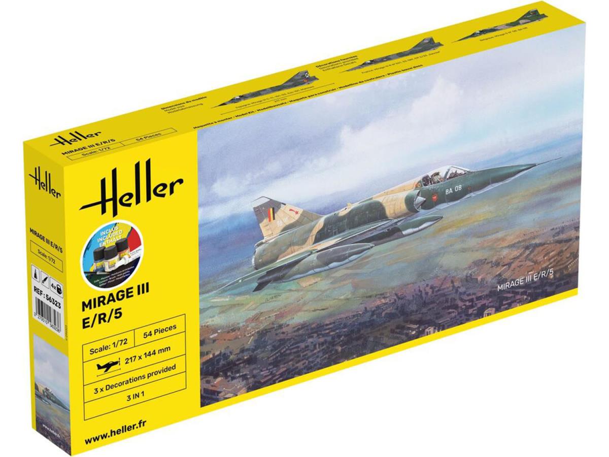 Heller 1:72 Gift Set - Dassault Mirage III E