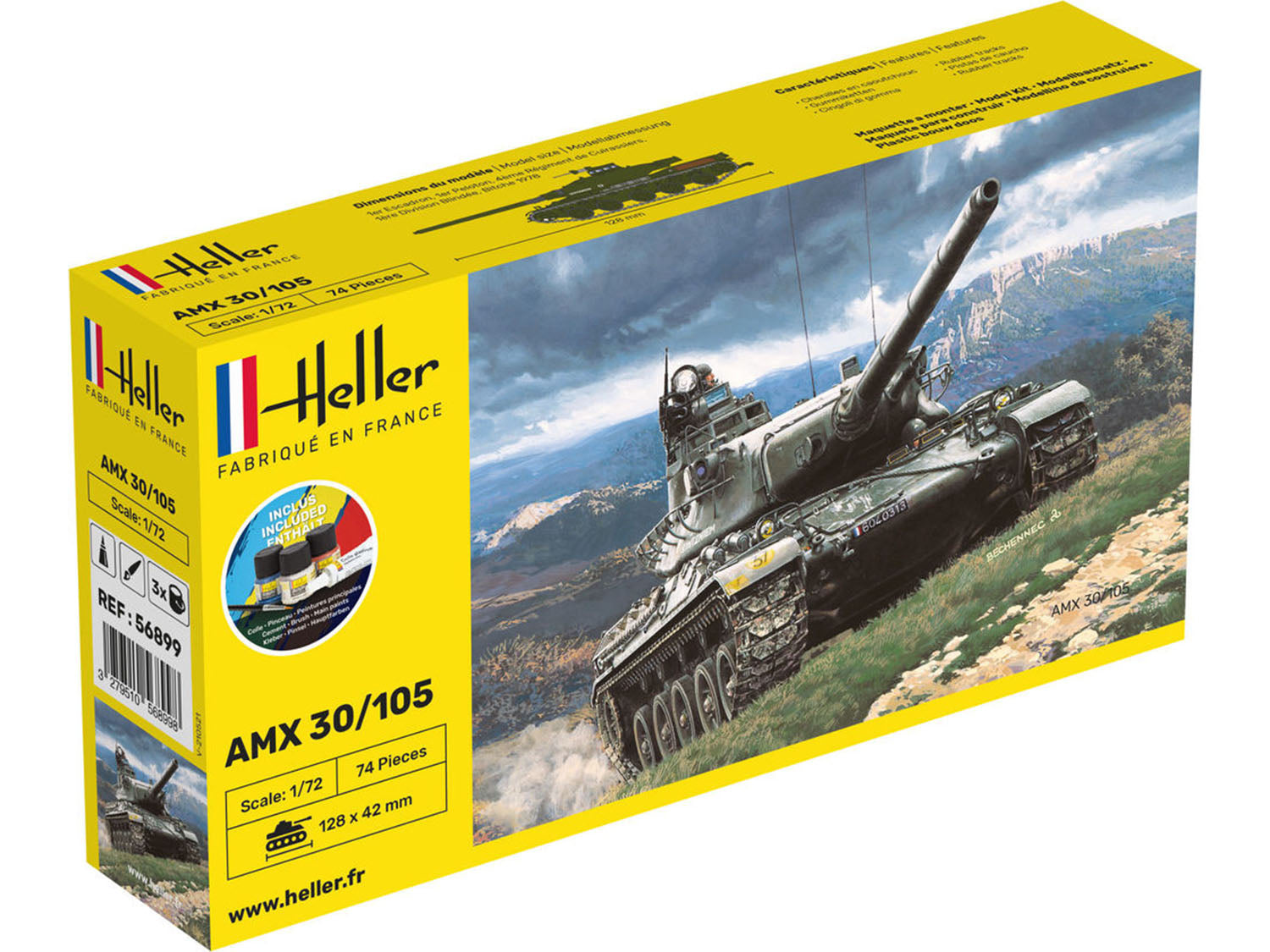 Heller 1:72 Gift Set - AMX 30/105