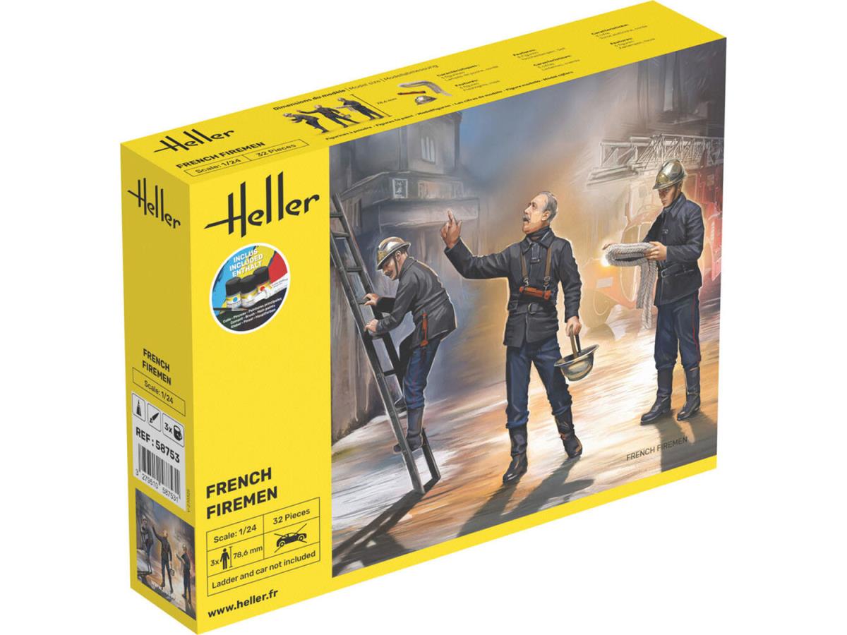 Heller 1:24 Gift Set - French Firemen
