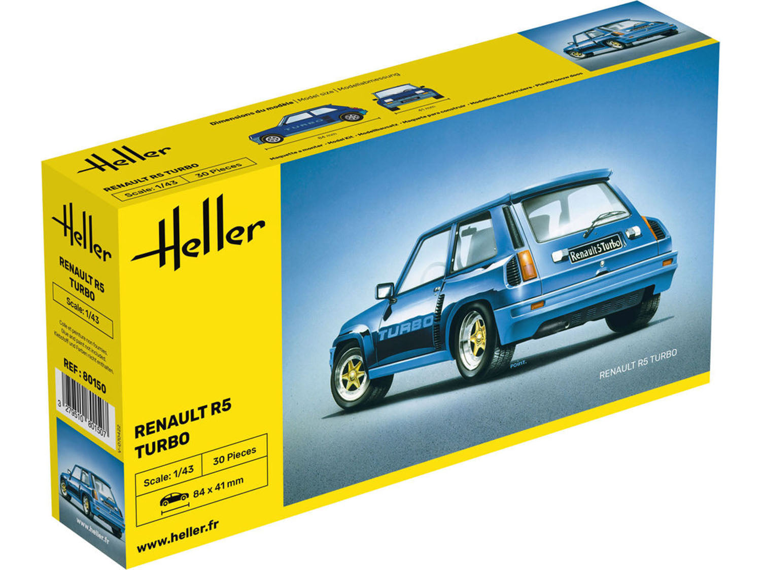 Heller 1:43 - Renault R5 Turbo
