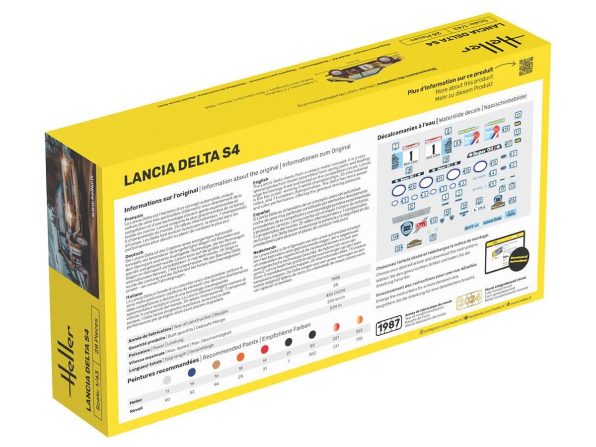 Heller 1:43 - Lancia Delta S4 HEL80177