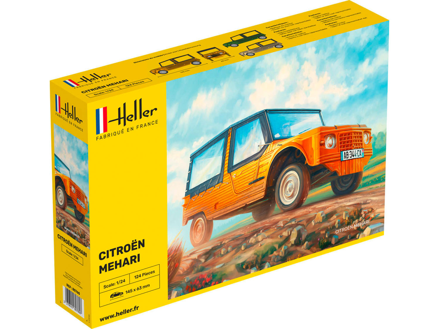 Heller 1:24 - Citroen Mehari